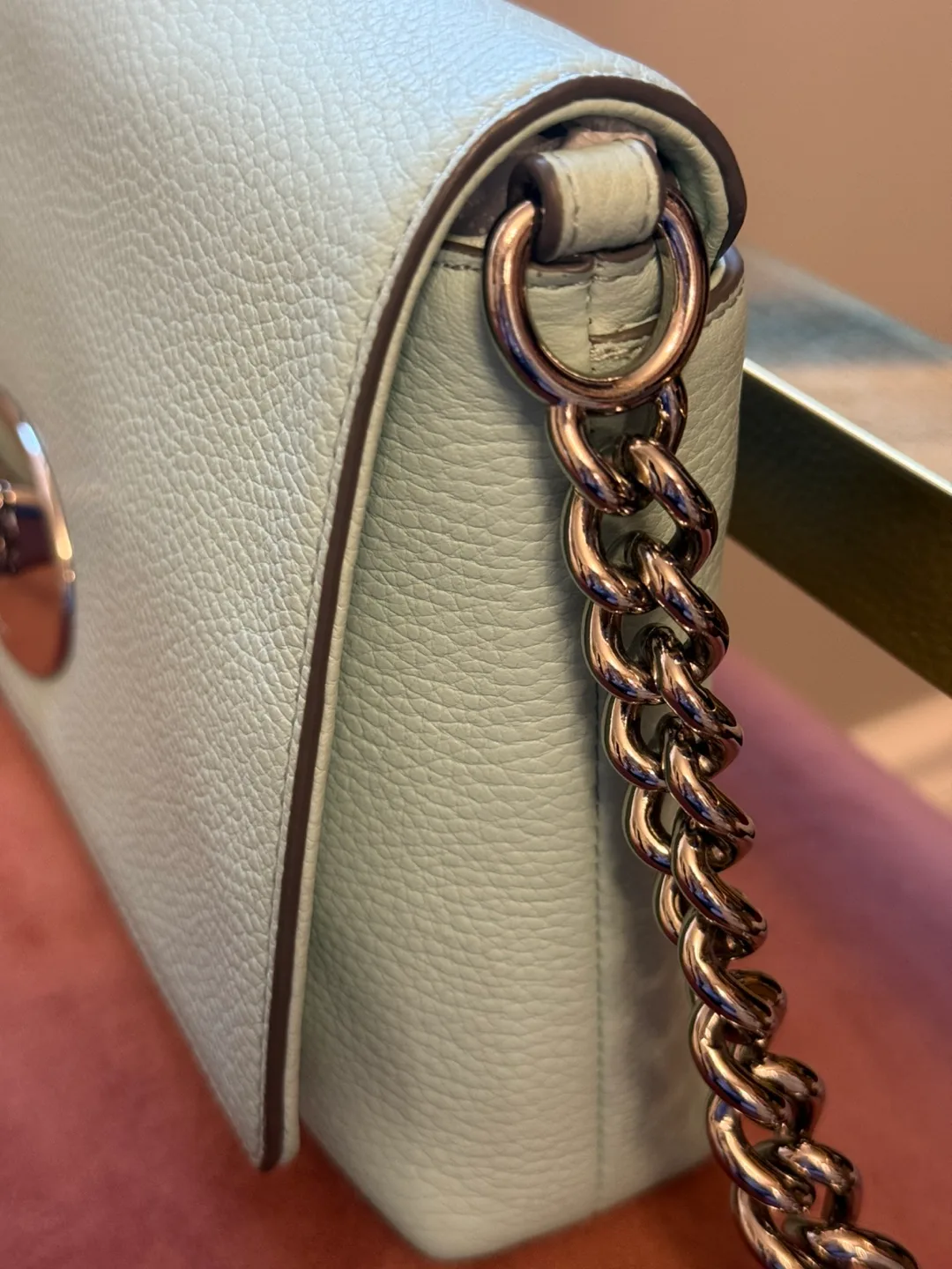 NEW Coach Crosstown Xbody Bag - seaglass pebble leather image indicator(5)