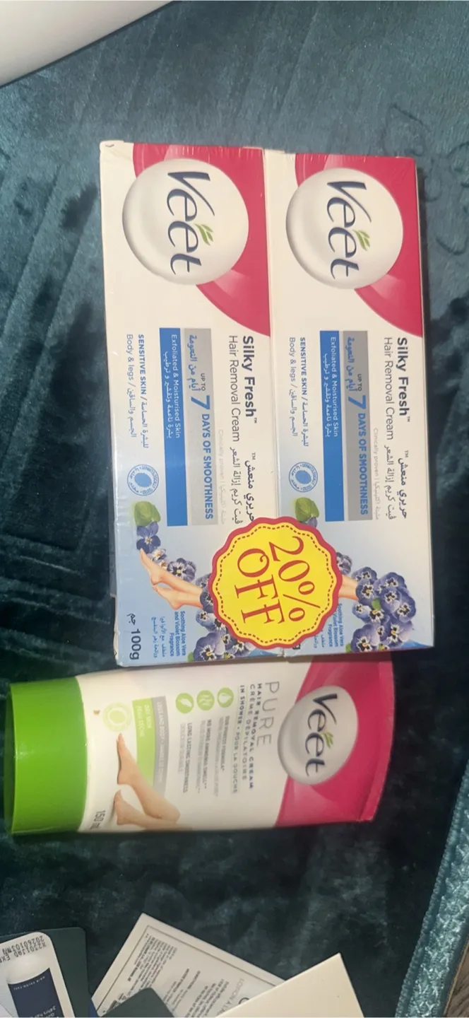 Veet Silky Fresh & Pure Hair Removal Cream thumbnail
