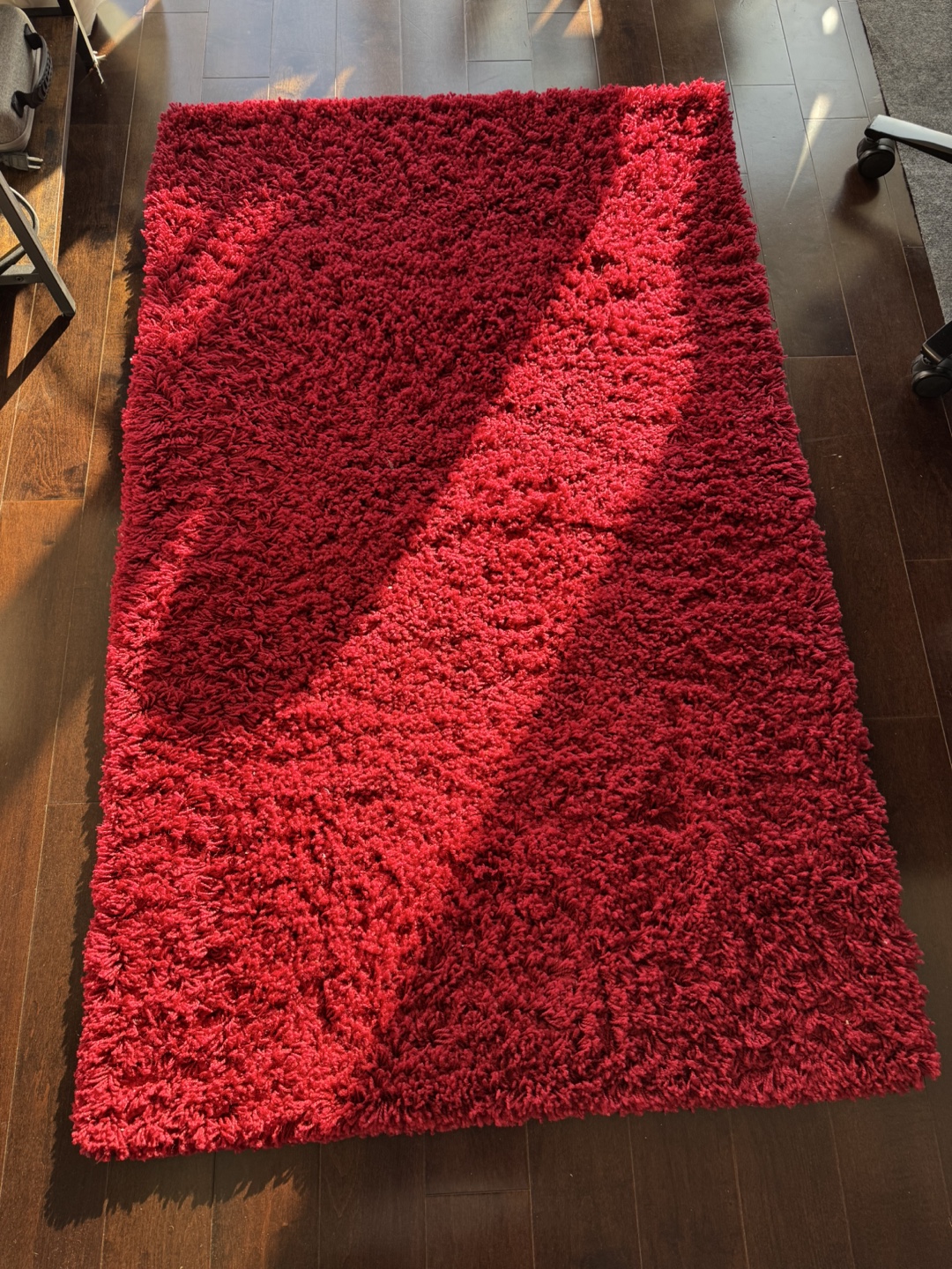 Red Shag Rug