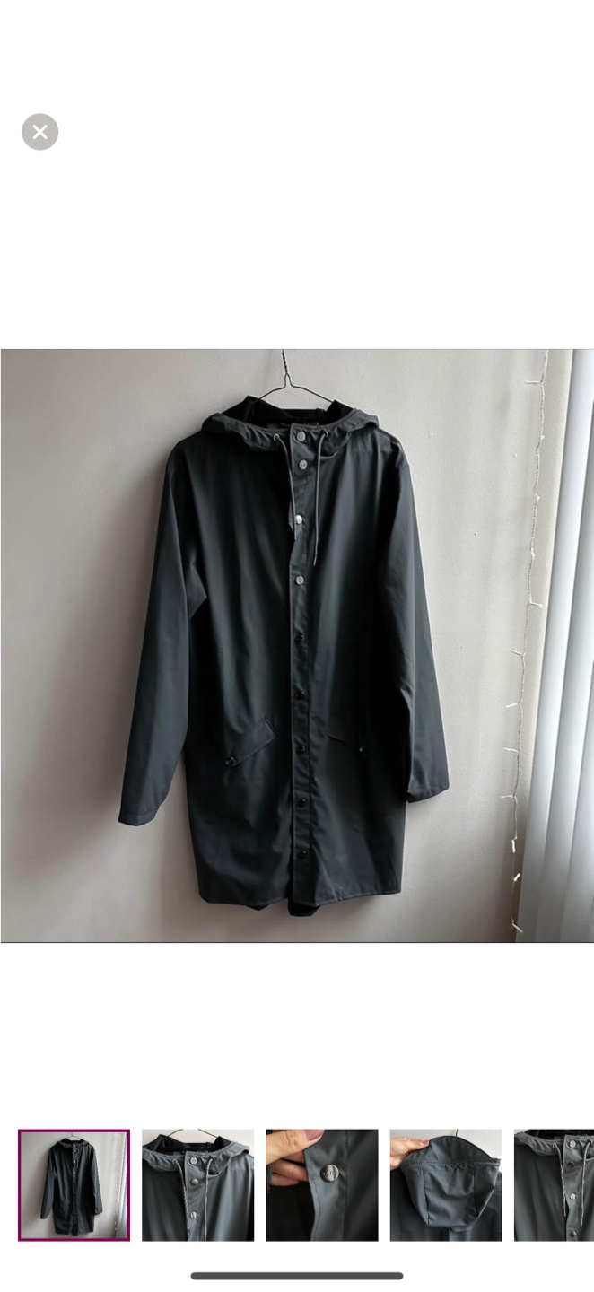 Rains Waterproof Rain Jacket