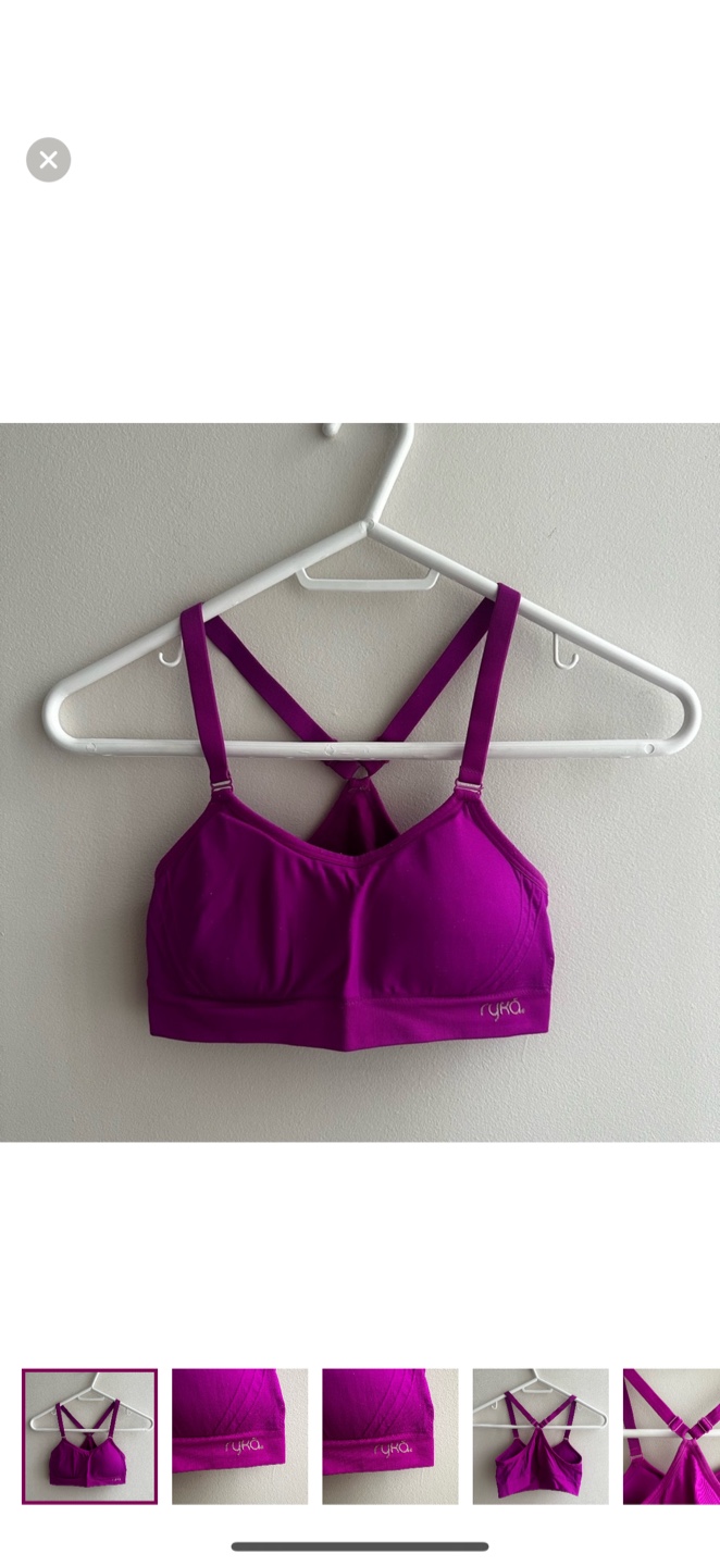 Ryka Purple Sports Bra #FREECYCLE