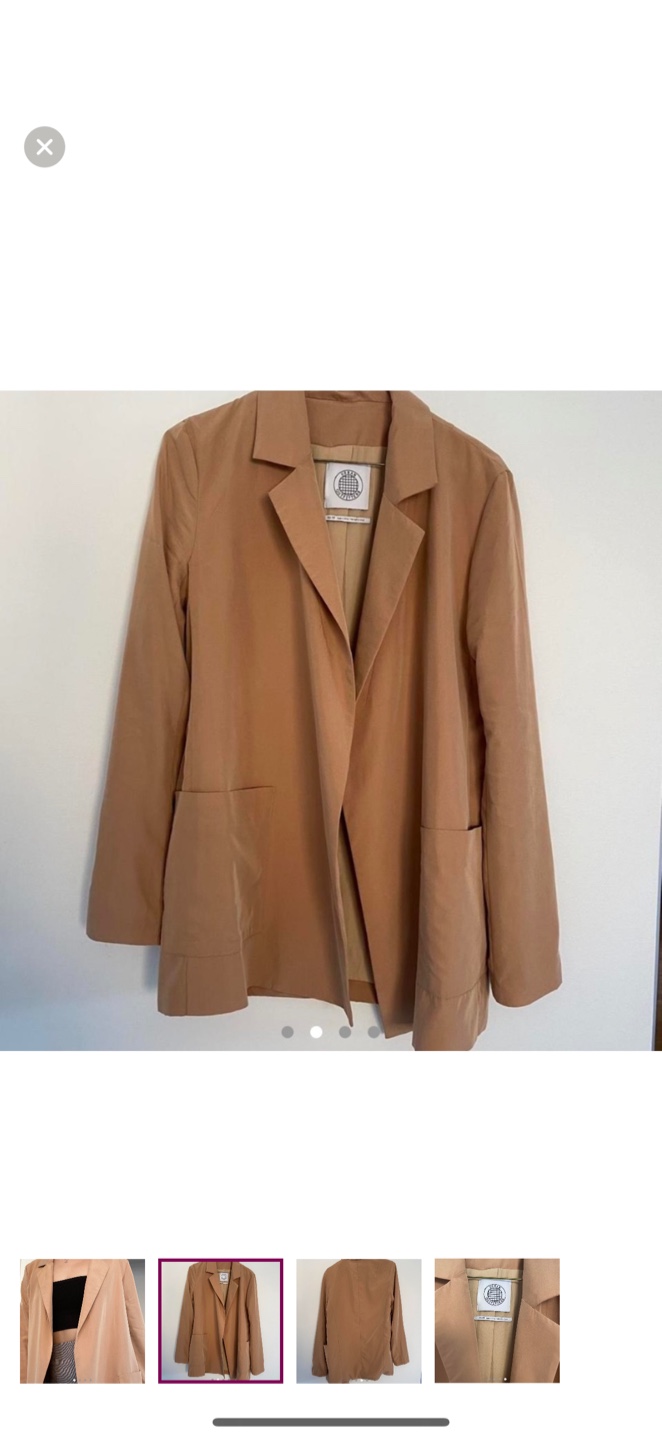 Urban Outfitters Tan Blazer - Size Small