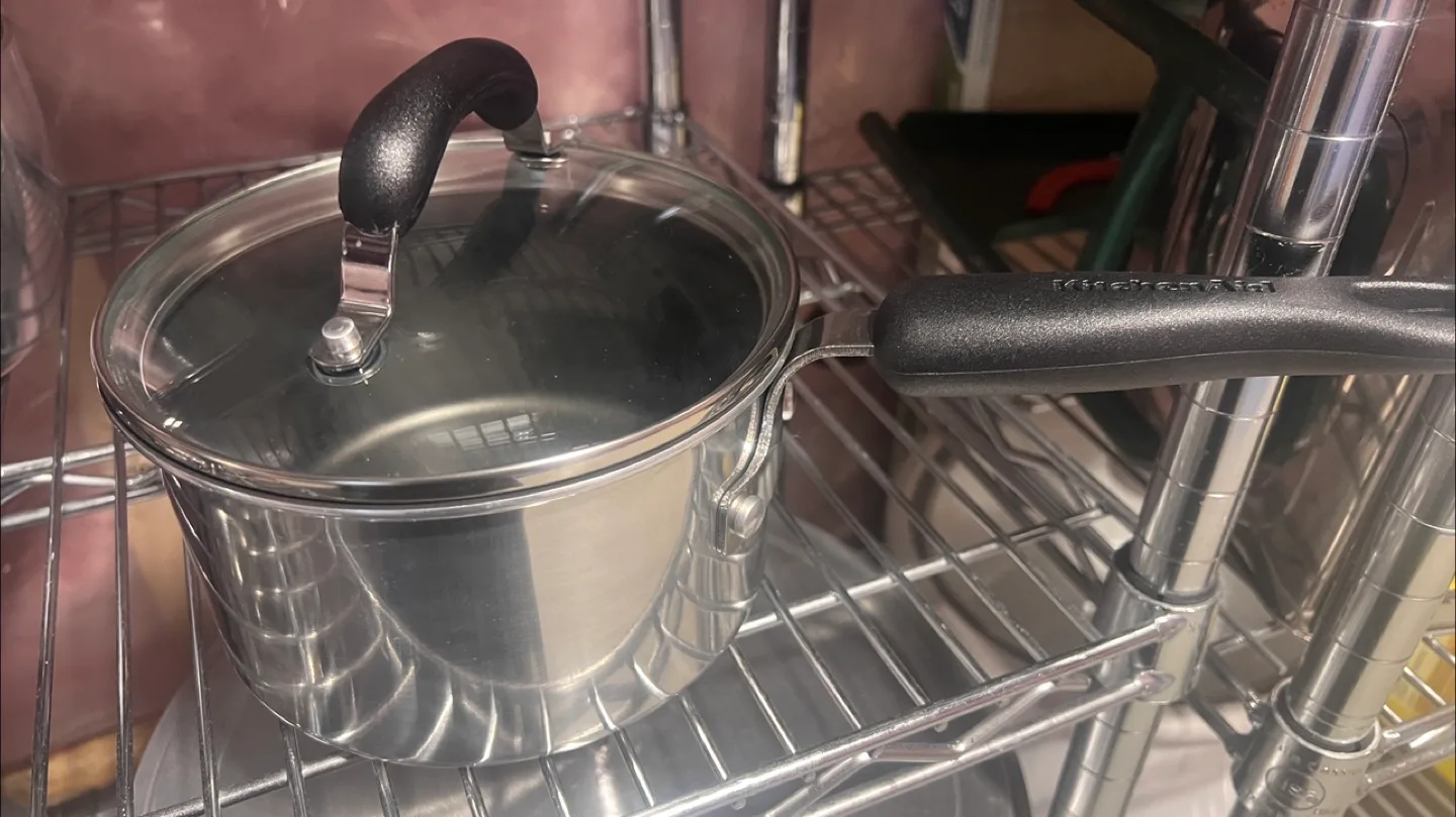 KitchenAid Stainless Steel Saucepan with Lid thumbnail