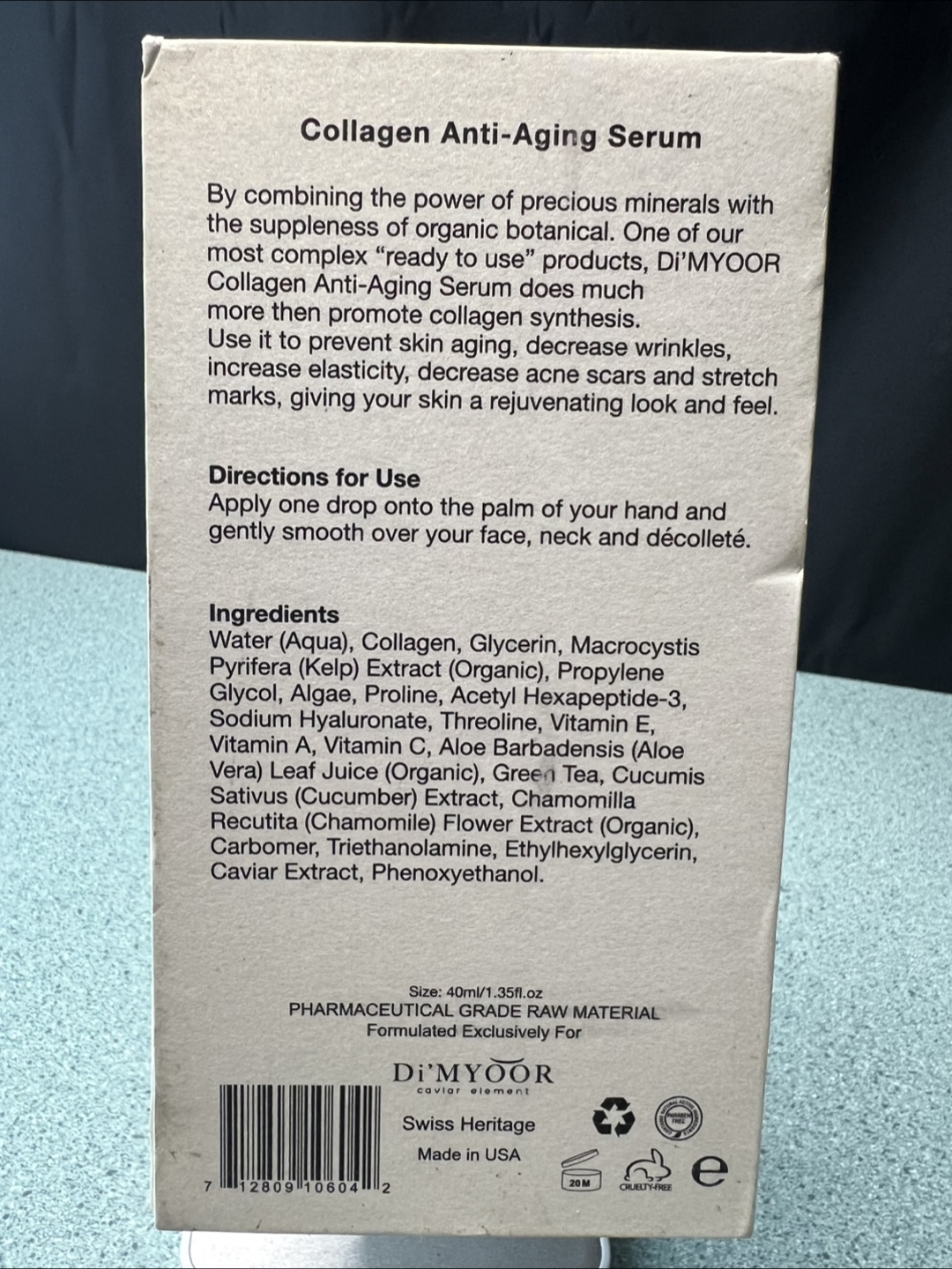 Di'MYOOR Collagen Anti-Aging Serum 40ml - photo 2