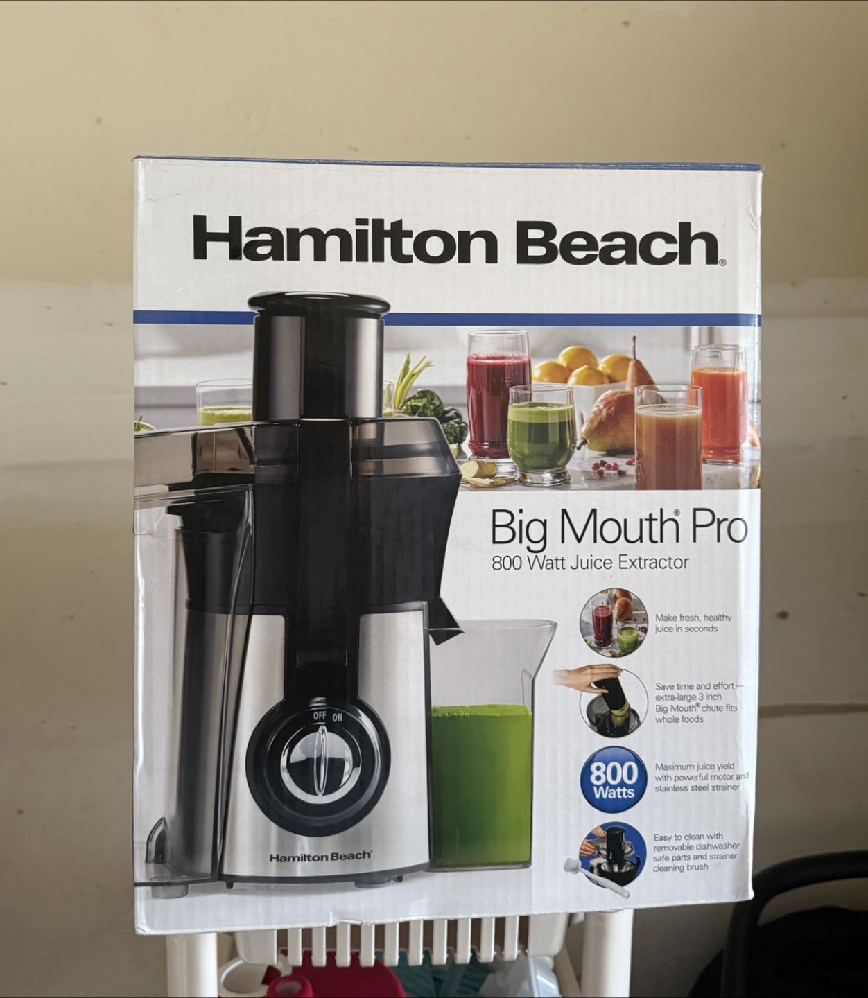 Hamilton Beach Big Mouth Pro 800W Juice Extractor - New