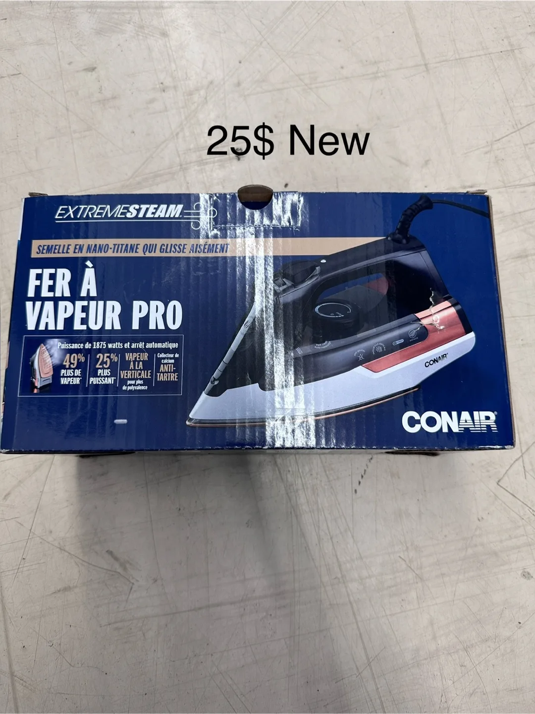New Conair Extreme Steam Pro Iron thumbnail