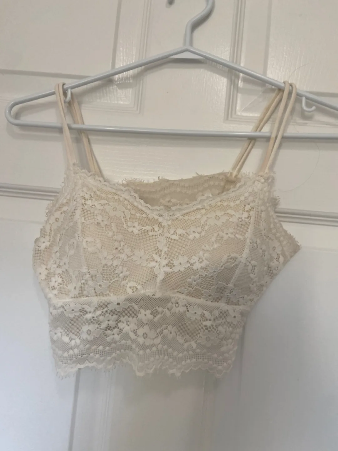 Lace Bralette - Cream Colour thumbnail