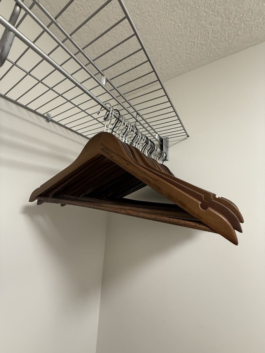 Wooden Clothes Hangers - Brown and Natural - photo 2