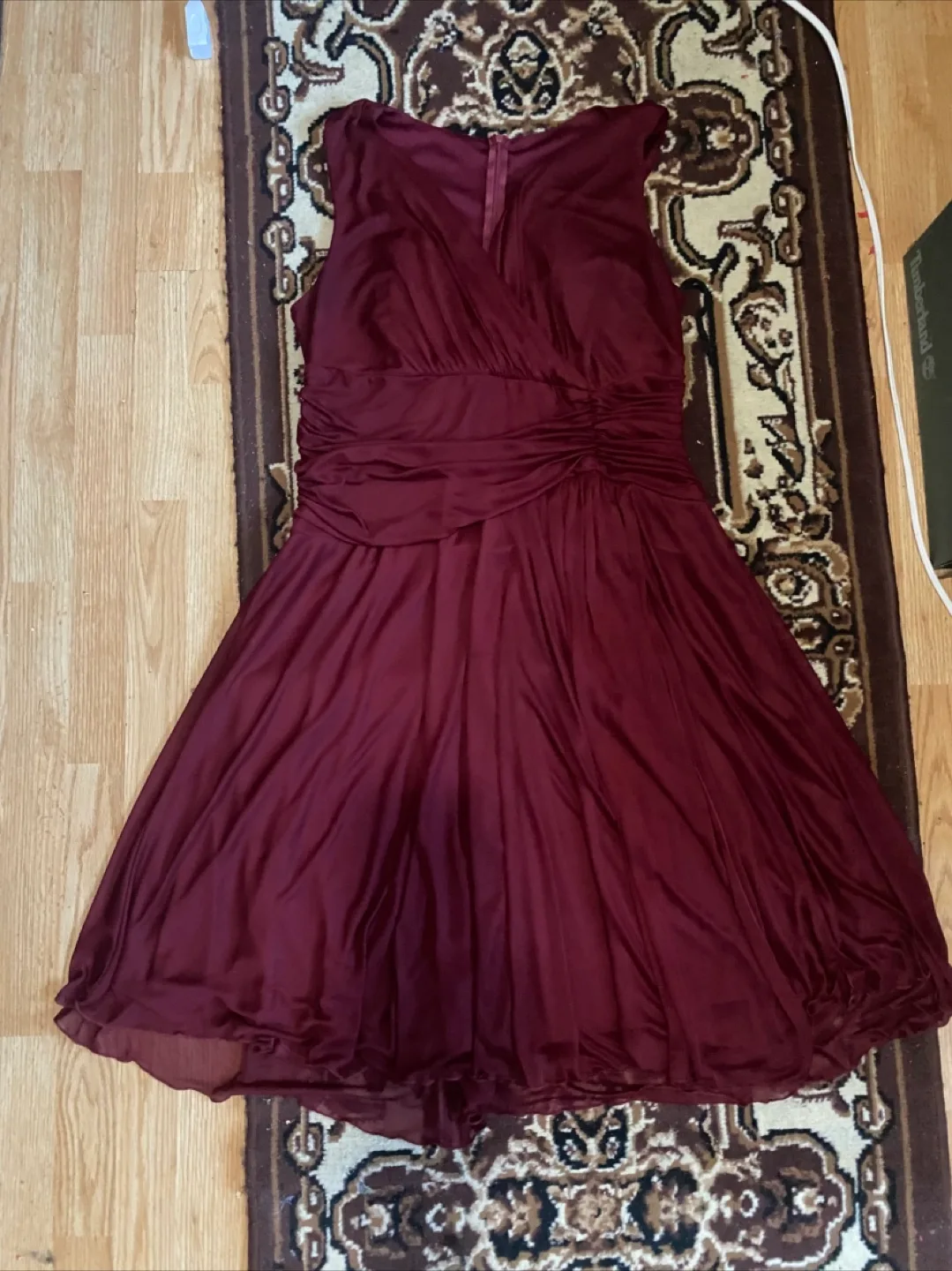 Rory USA Dress - Burgundy thumbnail