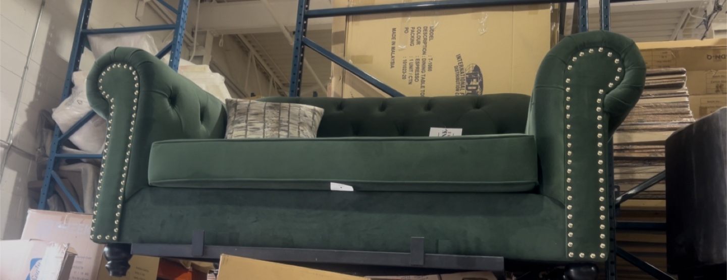 Green Loveseat Sofa