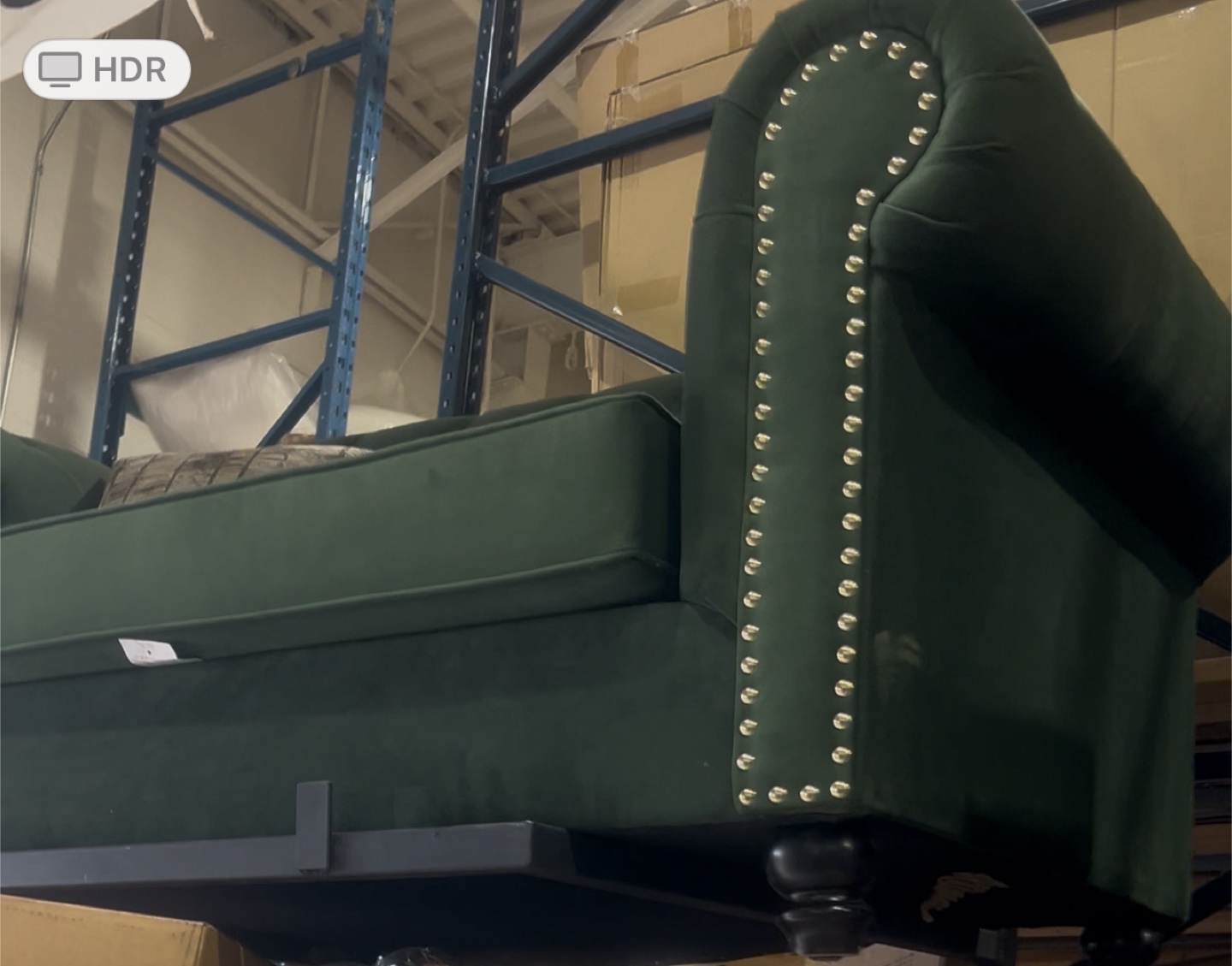 Green Loveseat Sofa - photo 5