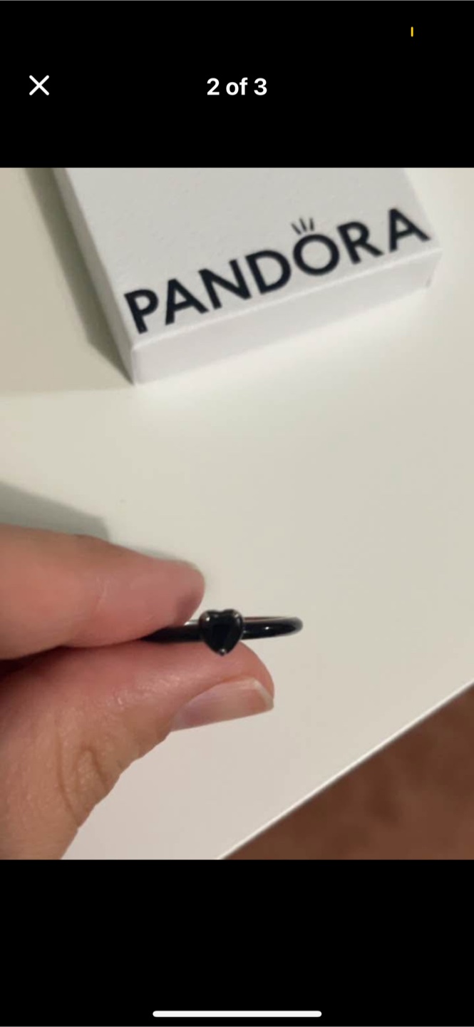 Pandora Black Chakra Heart Ring - photo 3