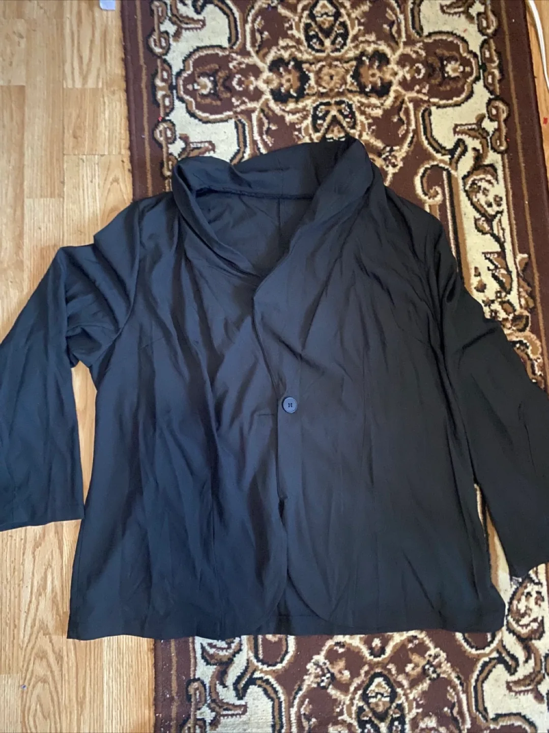 Shein Curve Black Blazer - Size 4XL thumbnail