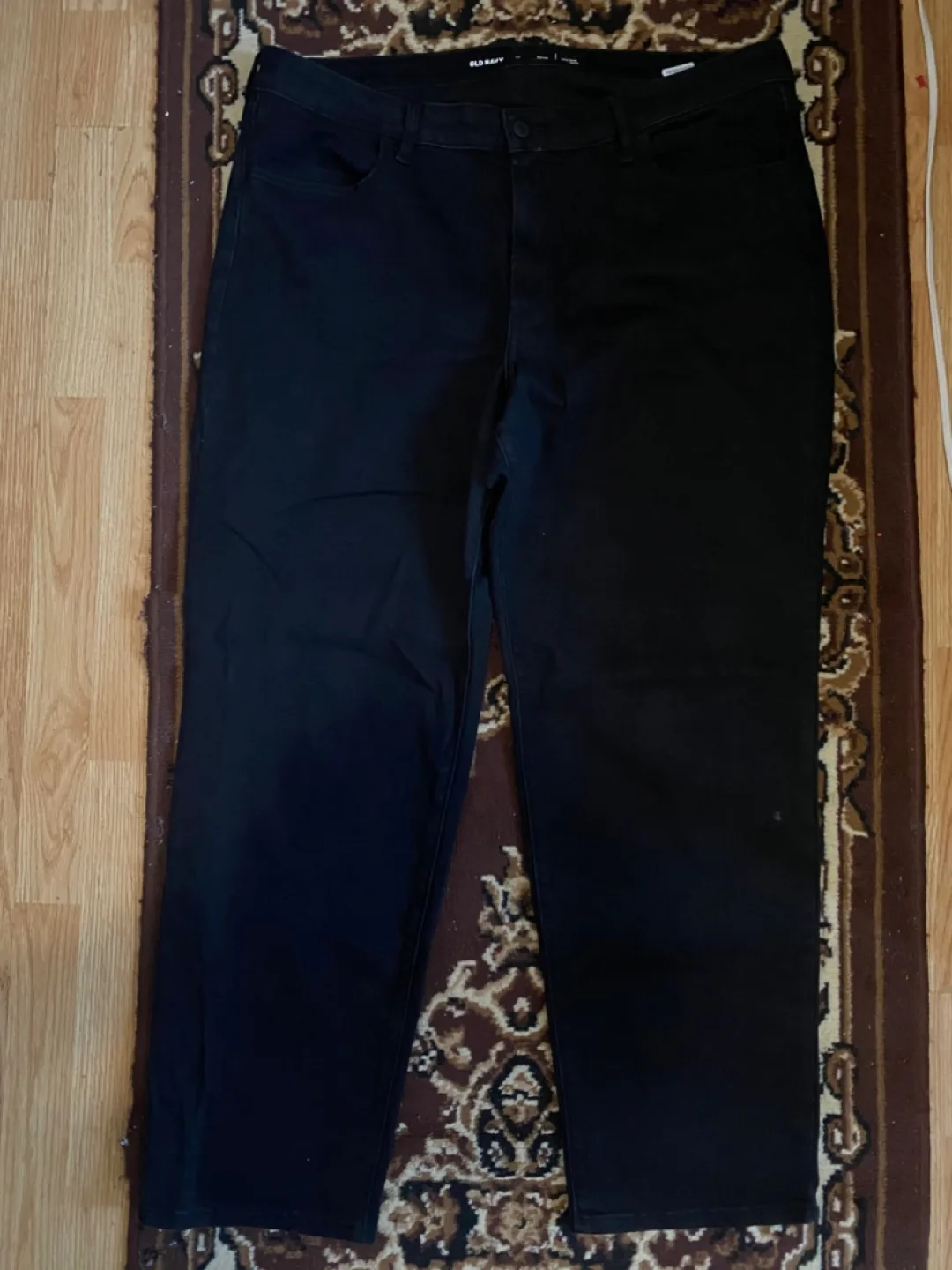 Old Navy High-Rise WOW Loose Black Jeans - Size 18 thumbnail