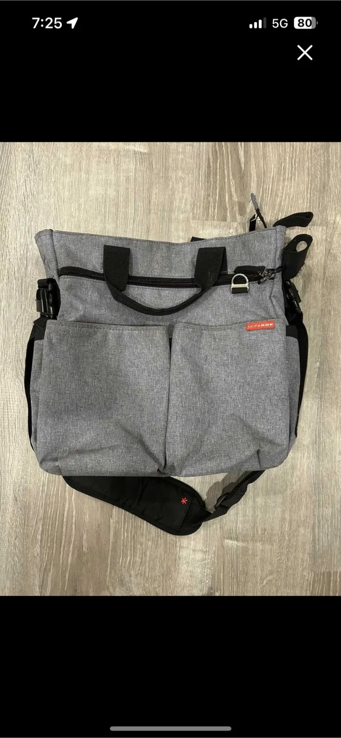 Skip Hop Diaper Bag - Grey thumbnail