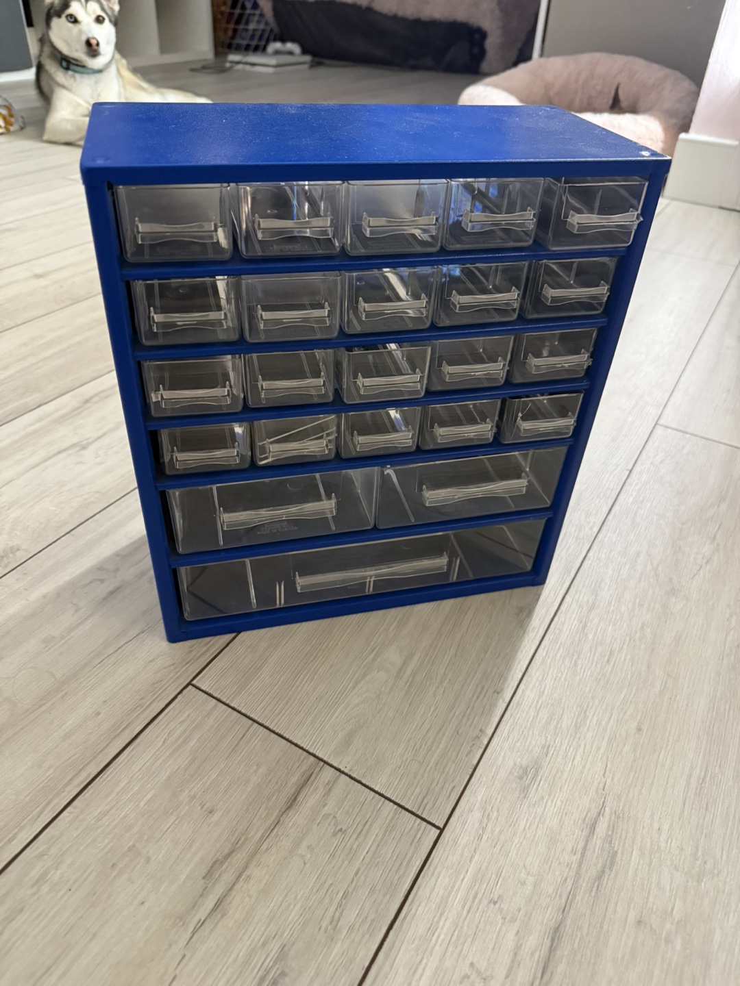 Blue Storage Mini Organizer with Drawers