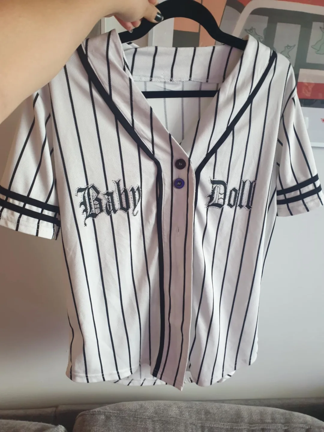 Baby Doll Striped Baseball Jersey image indicator(4)
