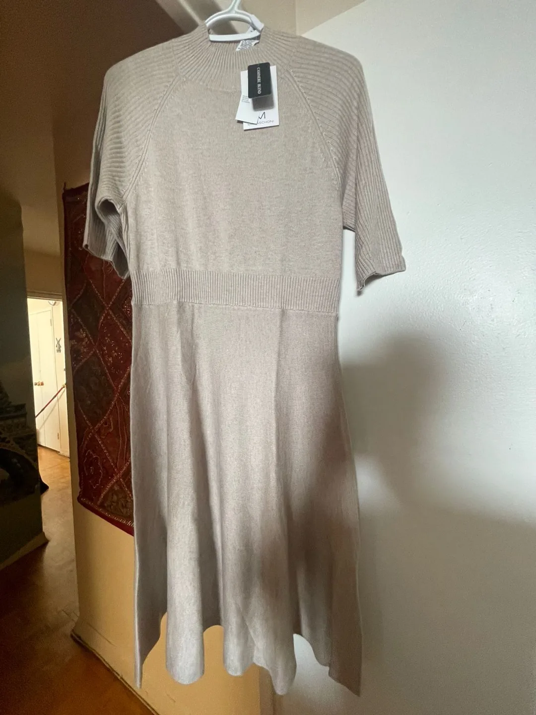 Marcelo Burlon Beige Cashmere Blend Dress thumbnail