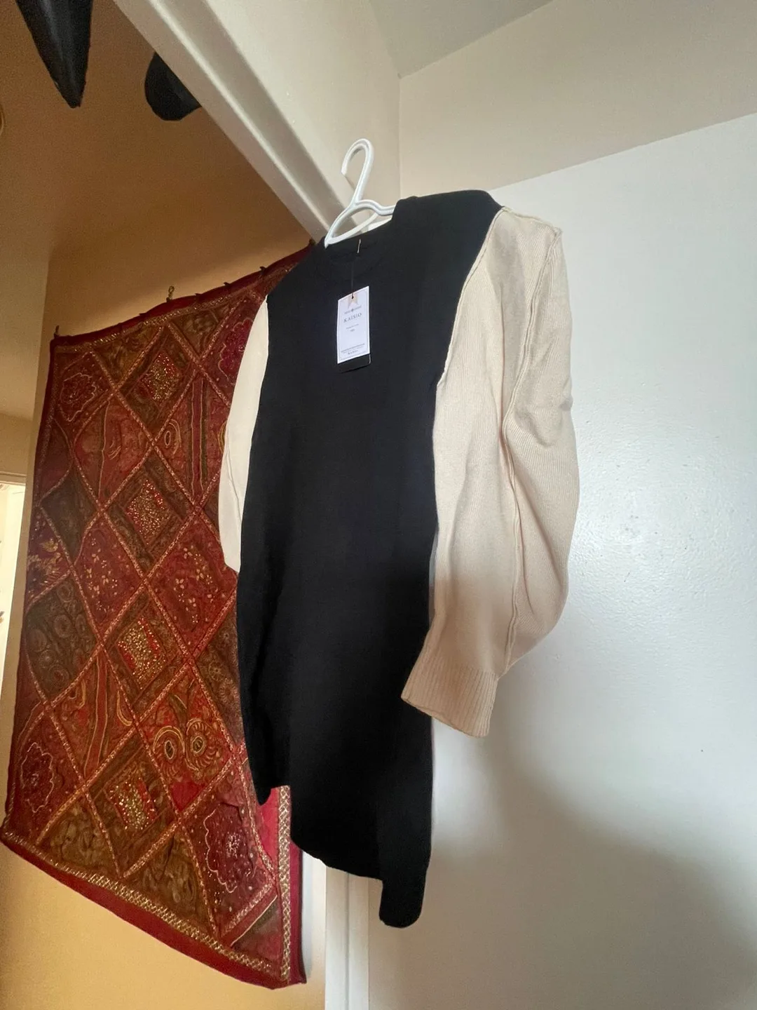 KAISIO Colour Block Knit Dress thumbnail