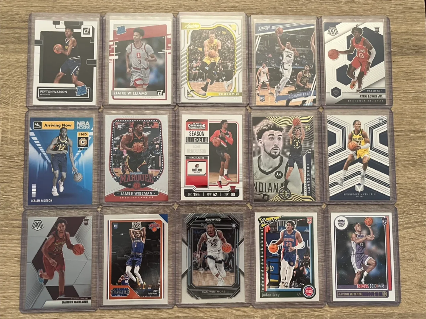 NBA Rookie Trading Cards - Assorted thumbnail