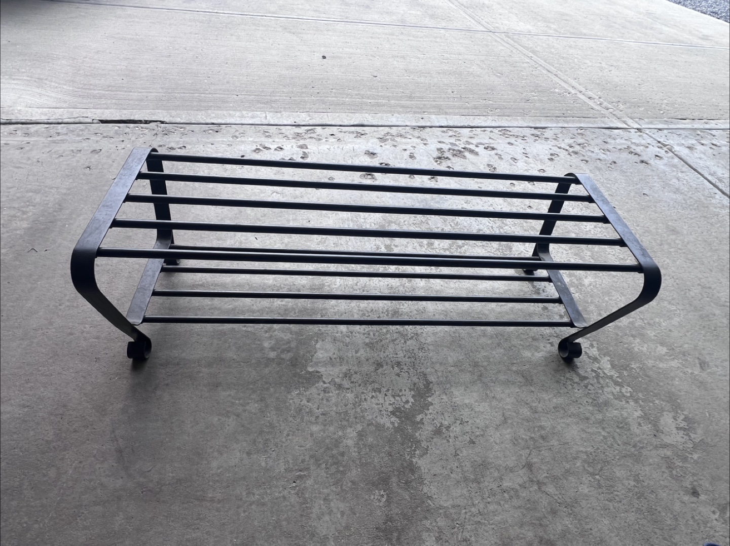 Metal Rolling Shoe Rack