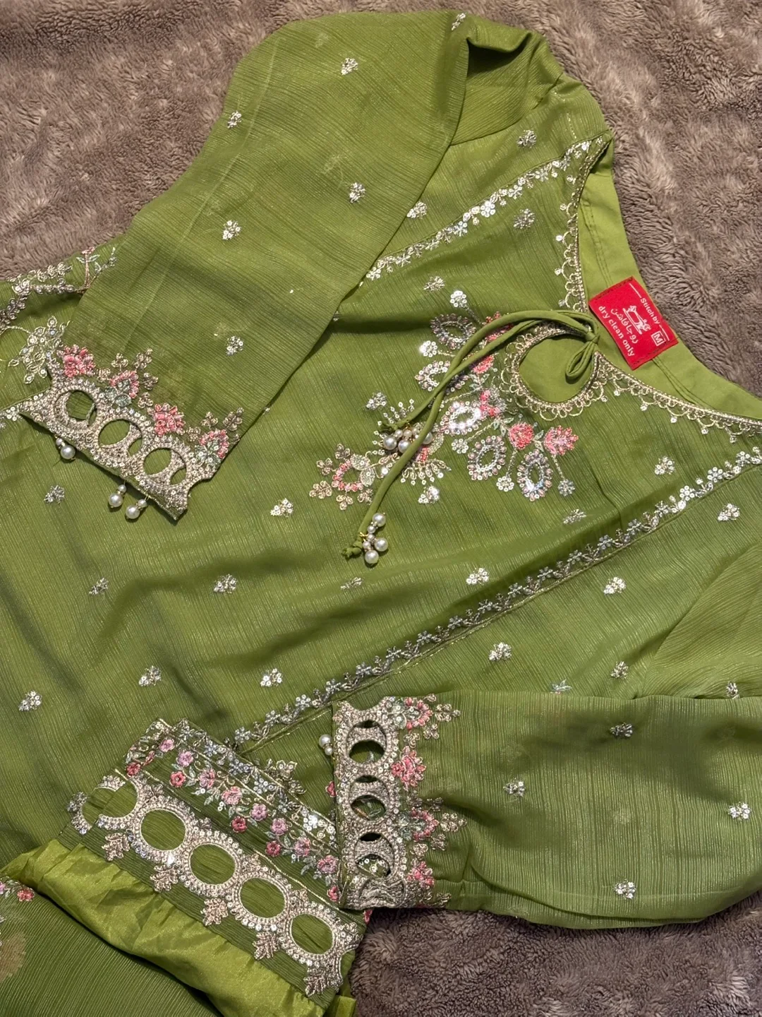 Green Embroidered Salwar Kameez thumbnail