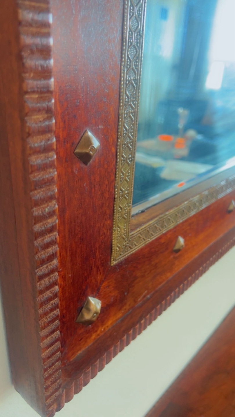 Hand made Wooden Framed Mirror - photo 5