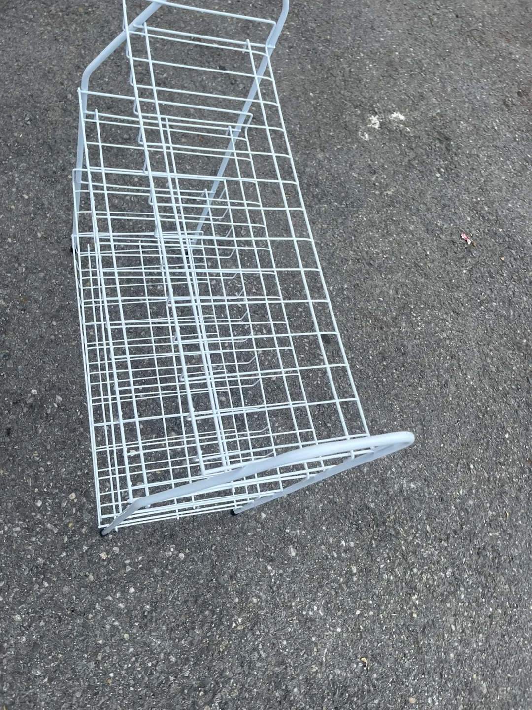 White Wire Shoe Rack image indicator(2)