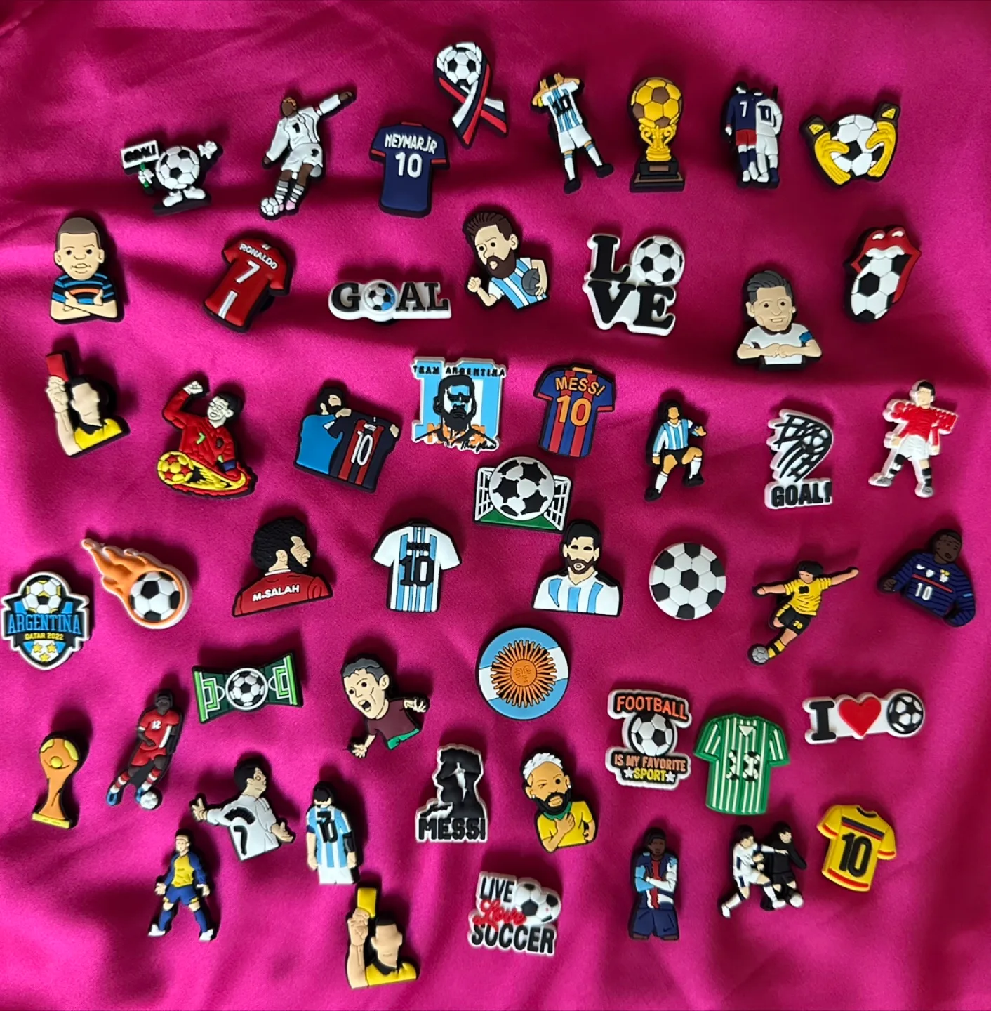 Soccer-Themed Shoe Charms thumbnail
