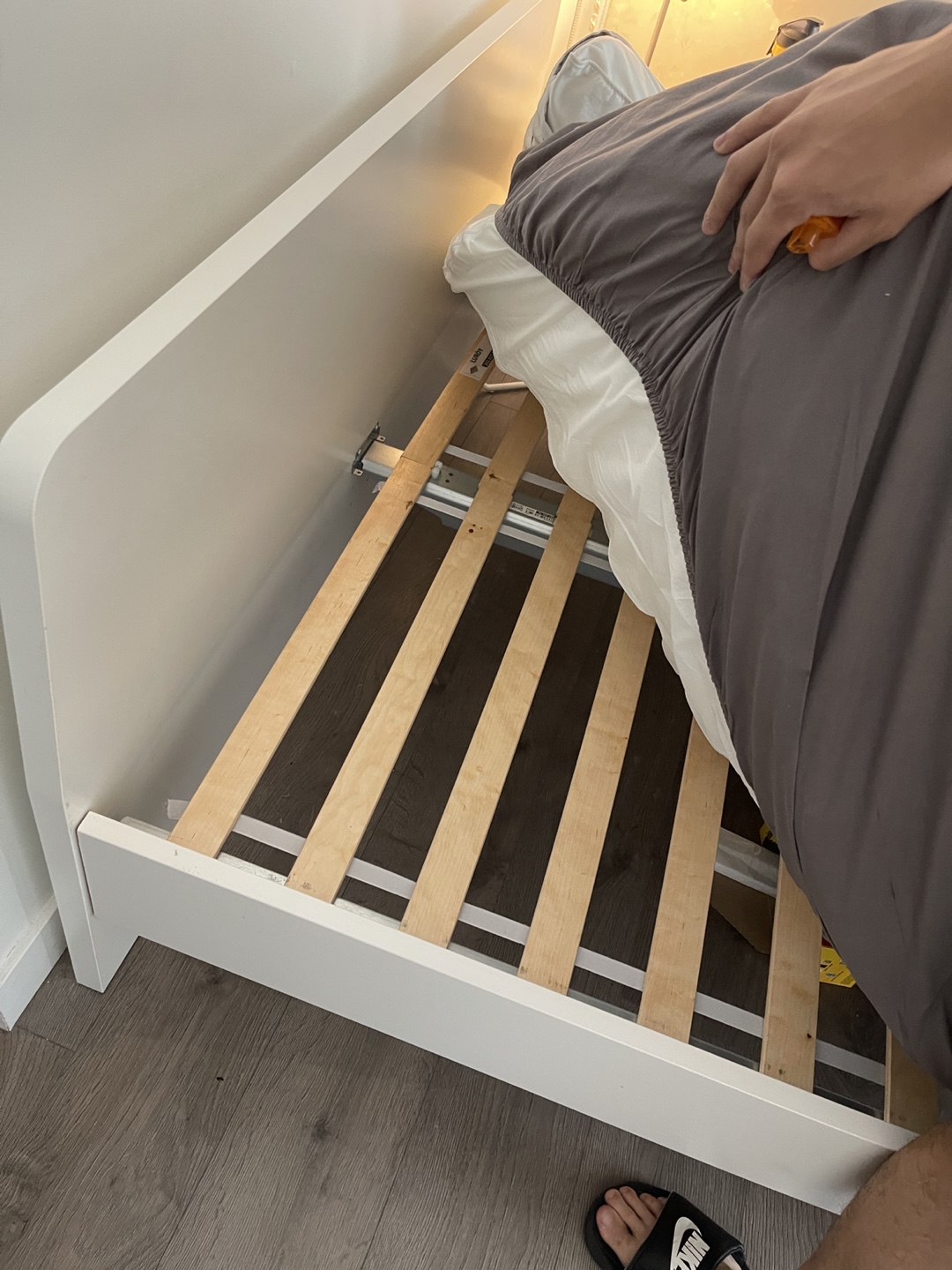 Ikea Double size Bed Frame - White - photo 2