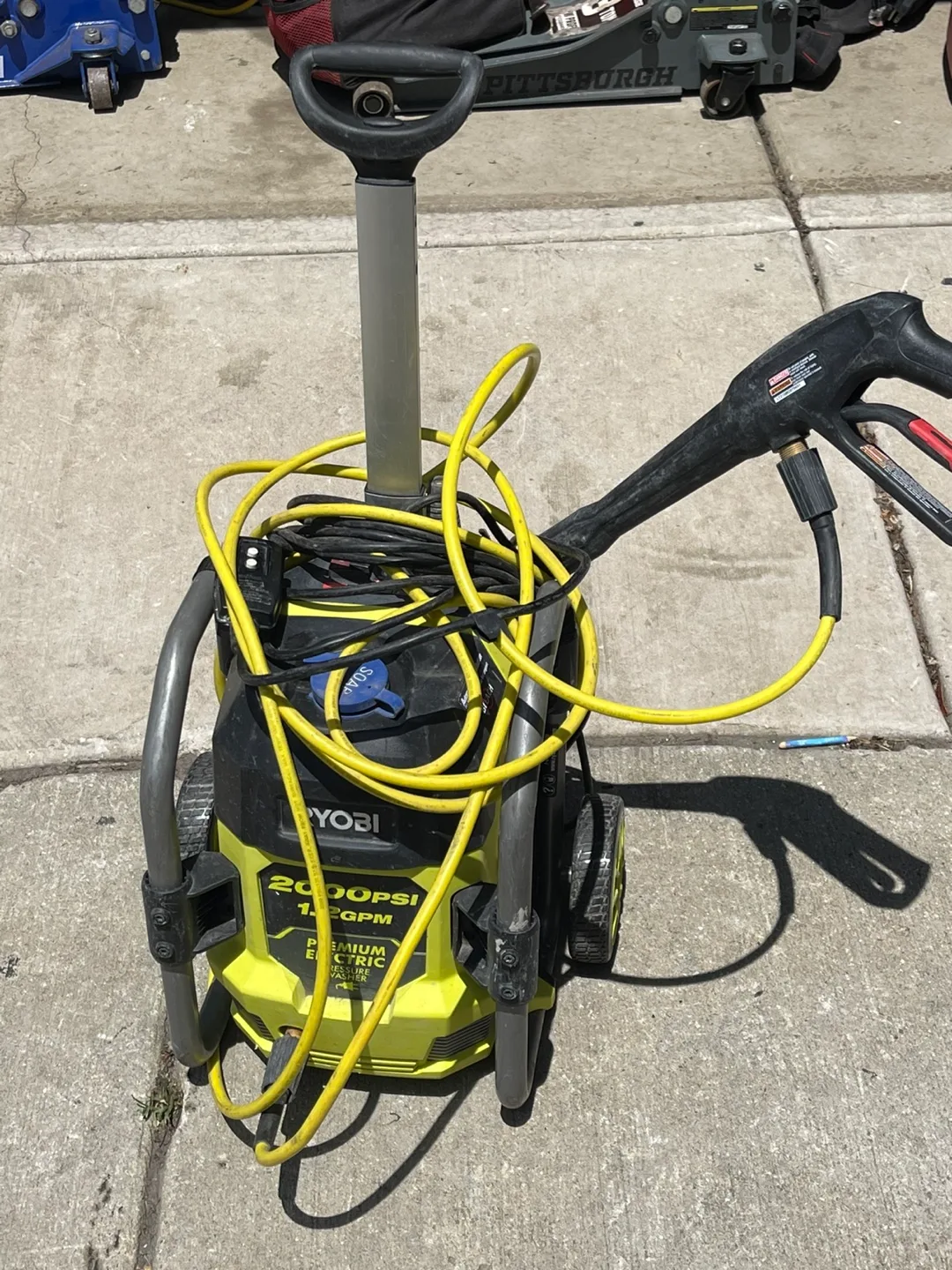 RYOBI 2000 PSI 1.2 Corded Electric Pressure Washer thumbnail
