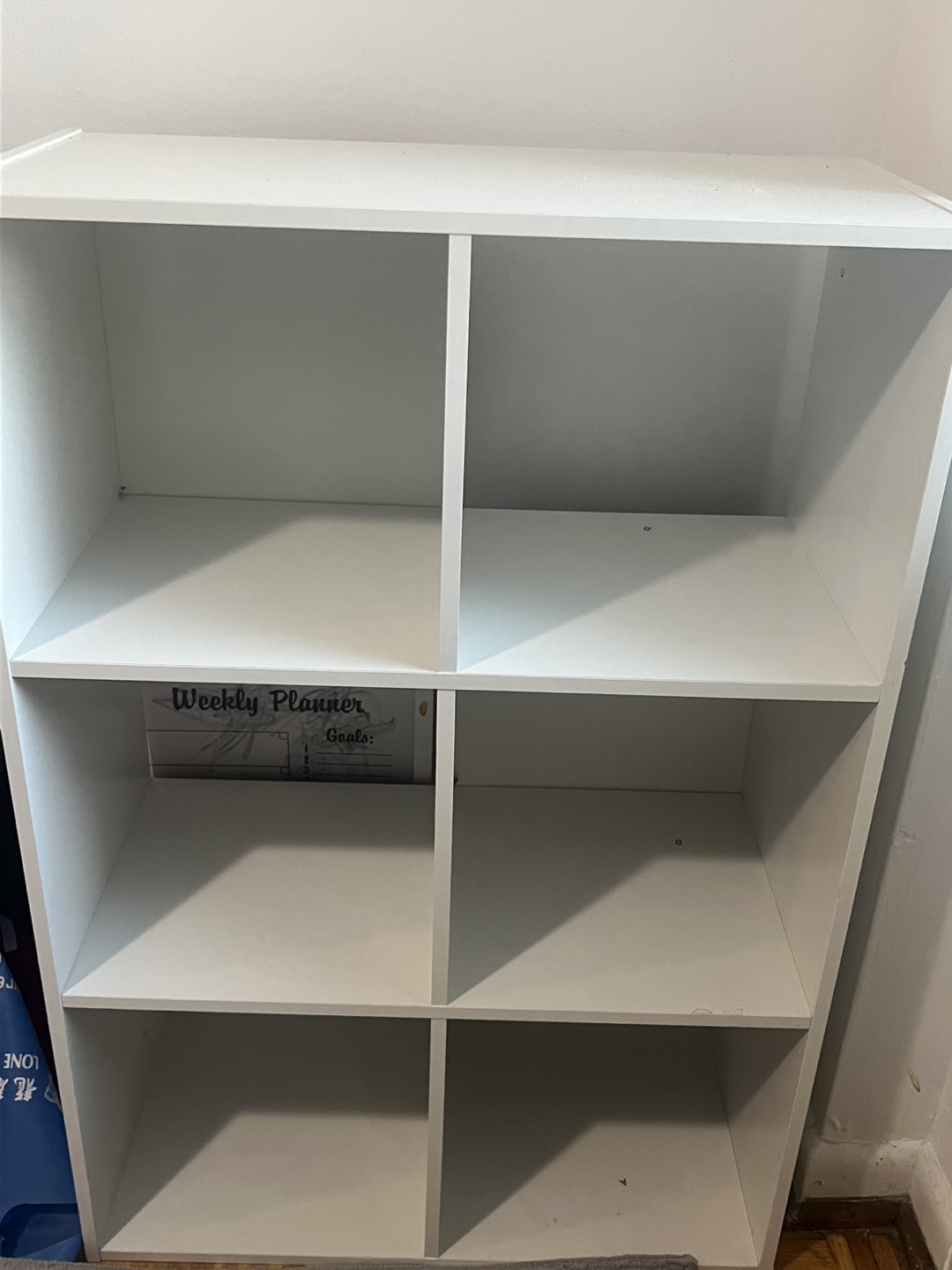 Mainstays 6-Cube Organizer, Multiple Colors, 6 storage shelves - photo 4