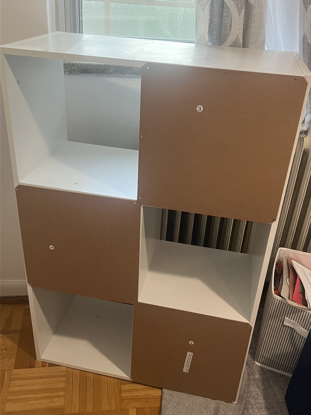 Mainstays 6-Cube Organizer, Multiple Colors, 6 storage shelves - photo 5