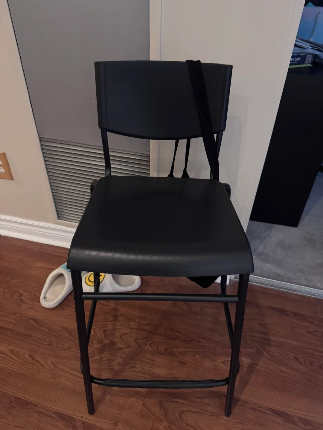 2 IKEA Stig chair- Black thumbnail