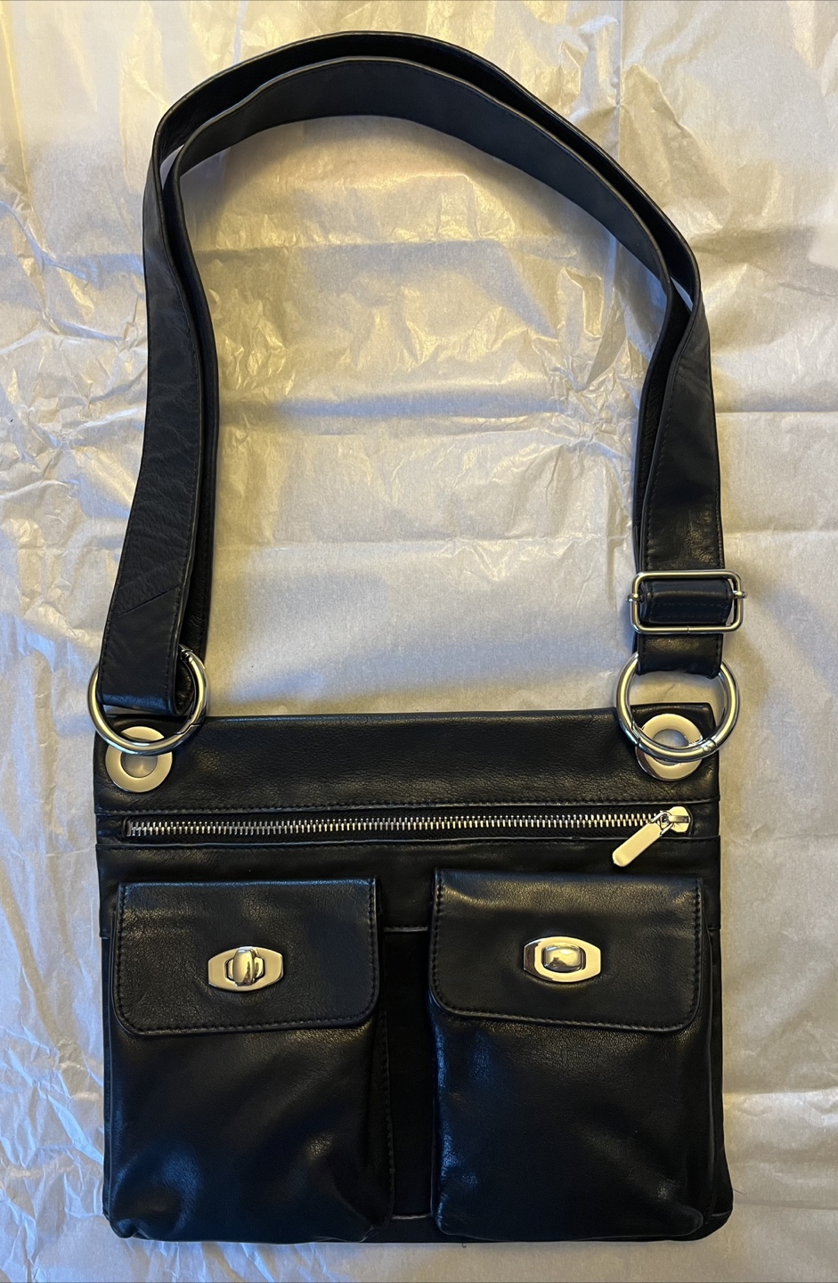 Danier Leather Village Bag - 6 Pocket Messenger