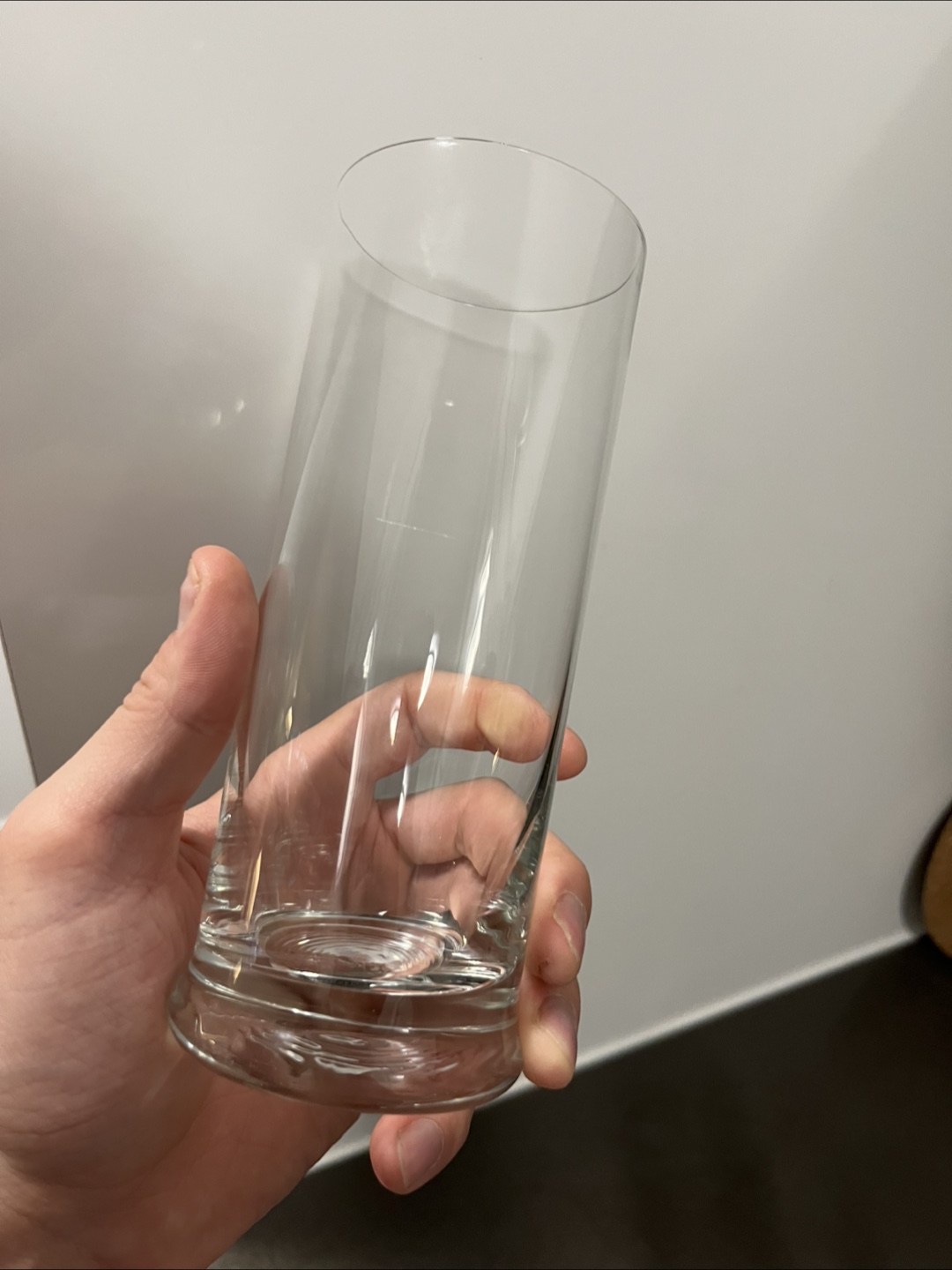 Tall Clear Drinking Glasses - Set of 3 #freecycle - photo 2