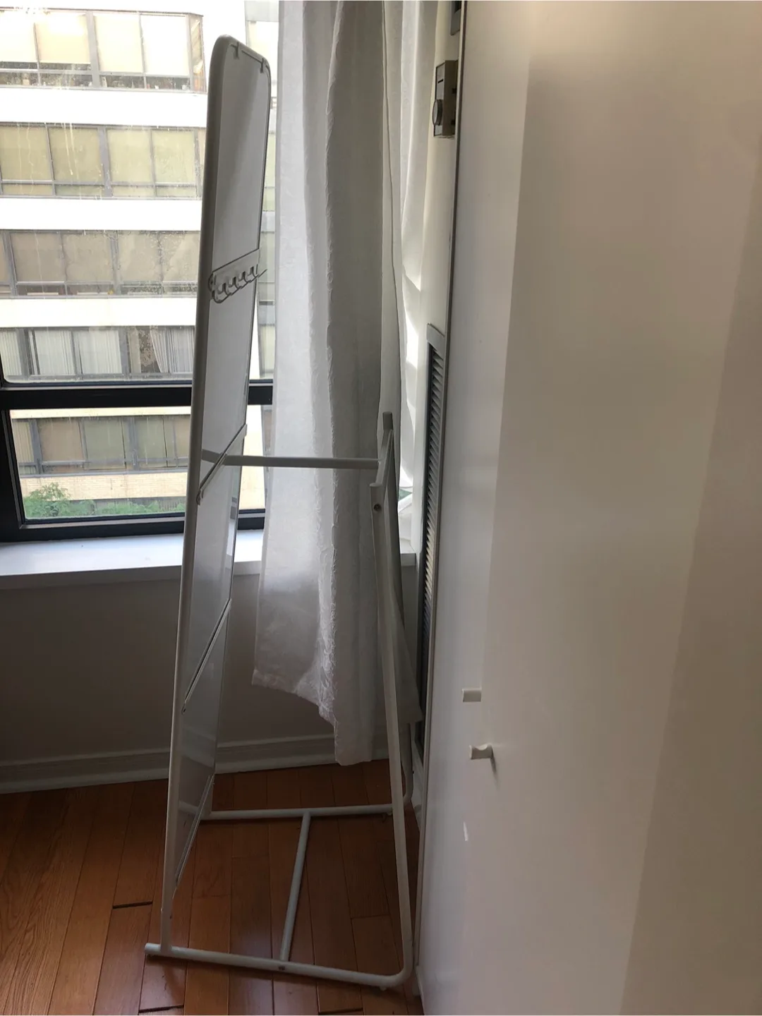 Freestanding full length Mirror - White Frame image indicator(2)