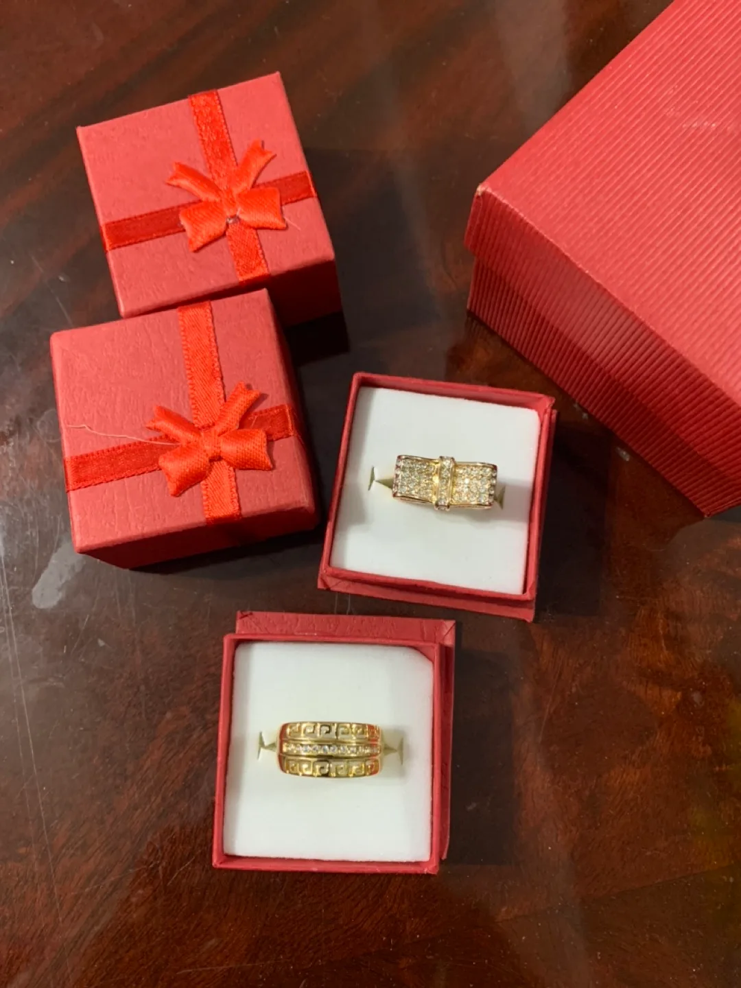 Rings with Red Gift Boxes thumbnail
