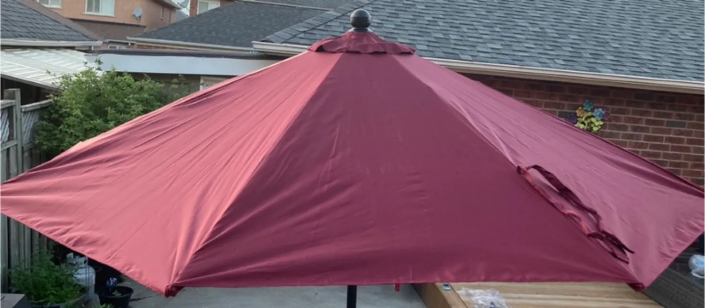 Patio Umbrella - Burgundy thumbnail