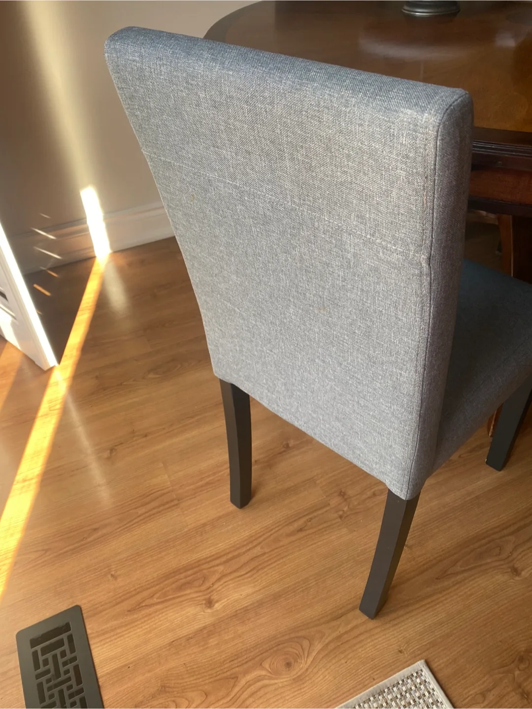 Grey Upholstered Dining Chair image indicator(2)