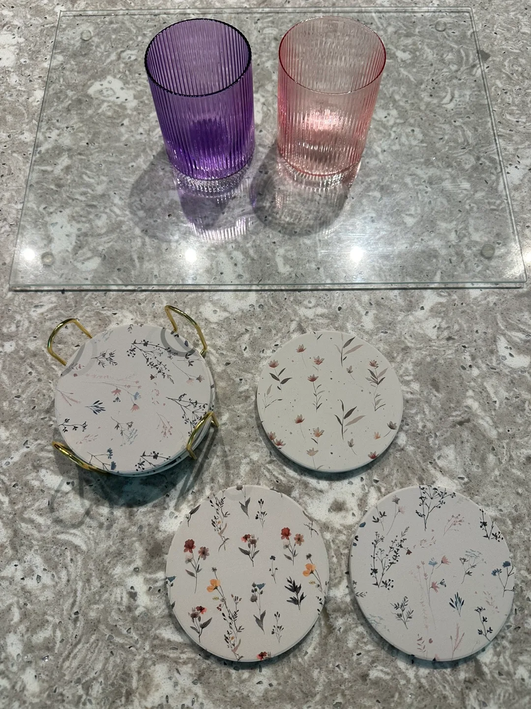 #freecycle ceramic coasters and cups thumbnail