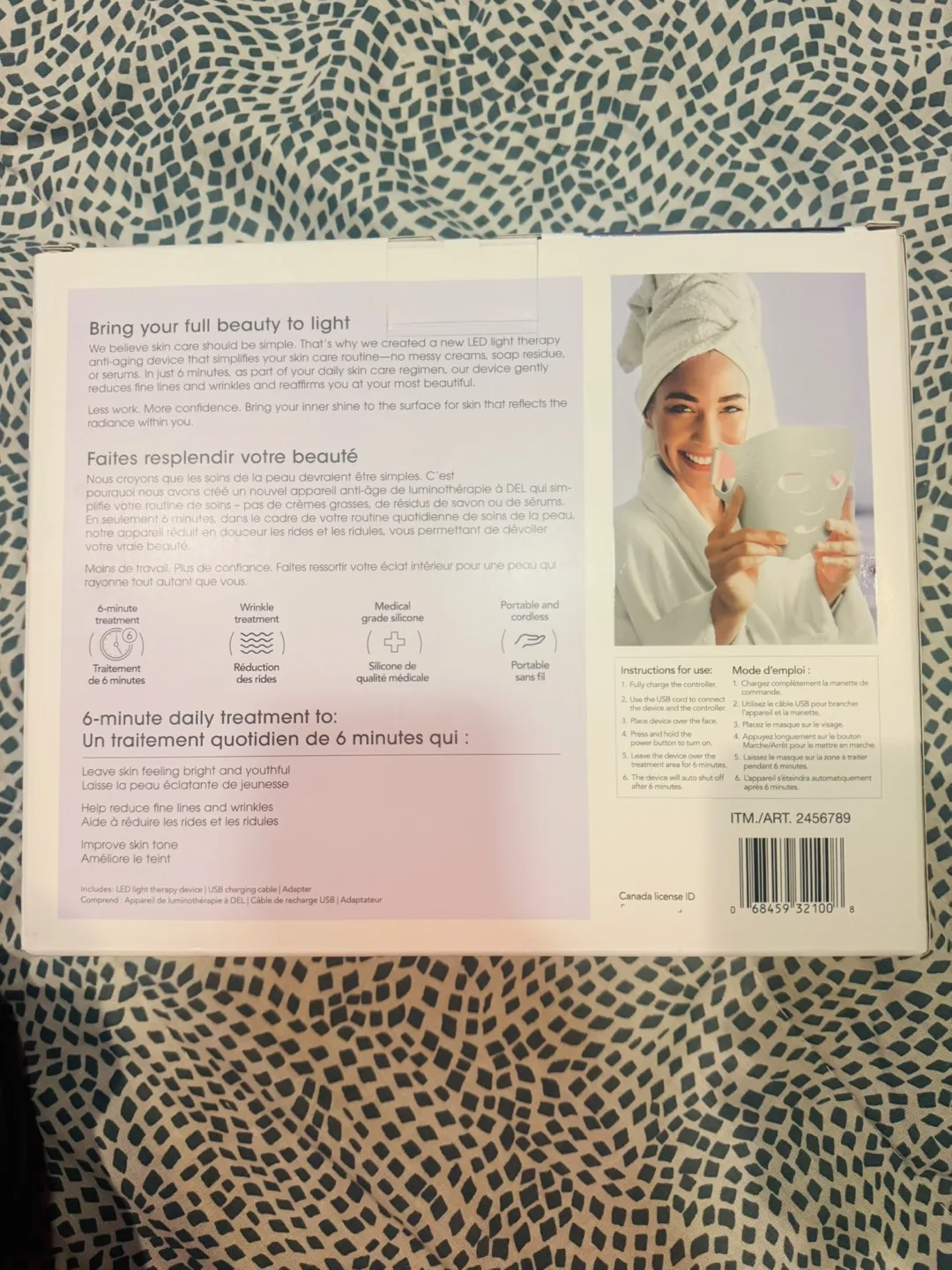 Conair True Glow LED Light Therapy Face Mask - New image indicator(3)