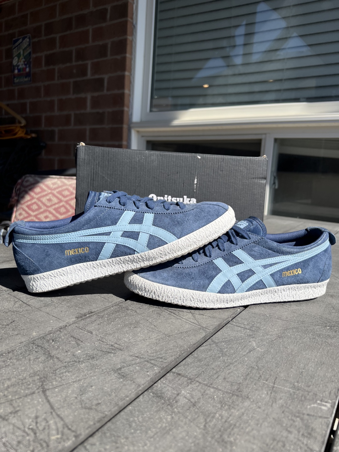 Onitsuka Tiger Mexico 66 Shoes, Blue suede - photo 4