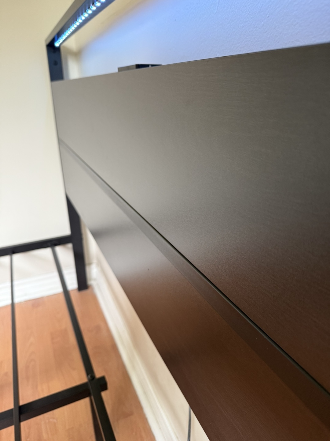 Bed Frame with charging station + LED Headboard - photo 5