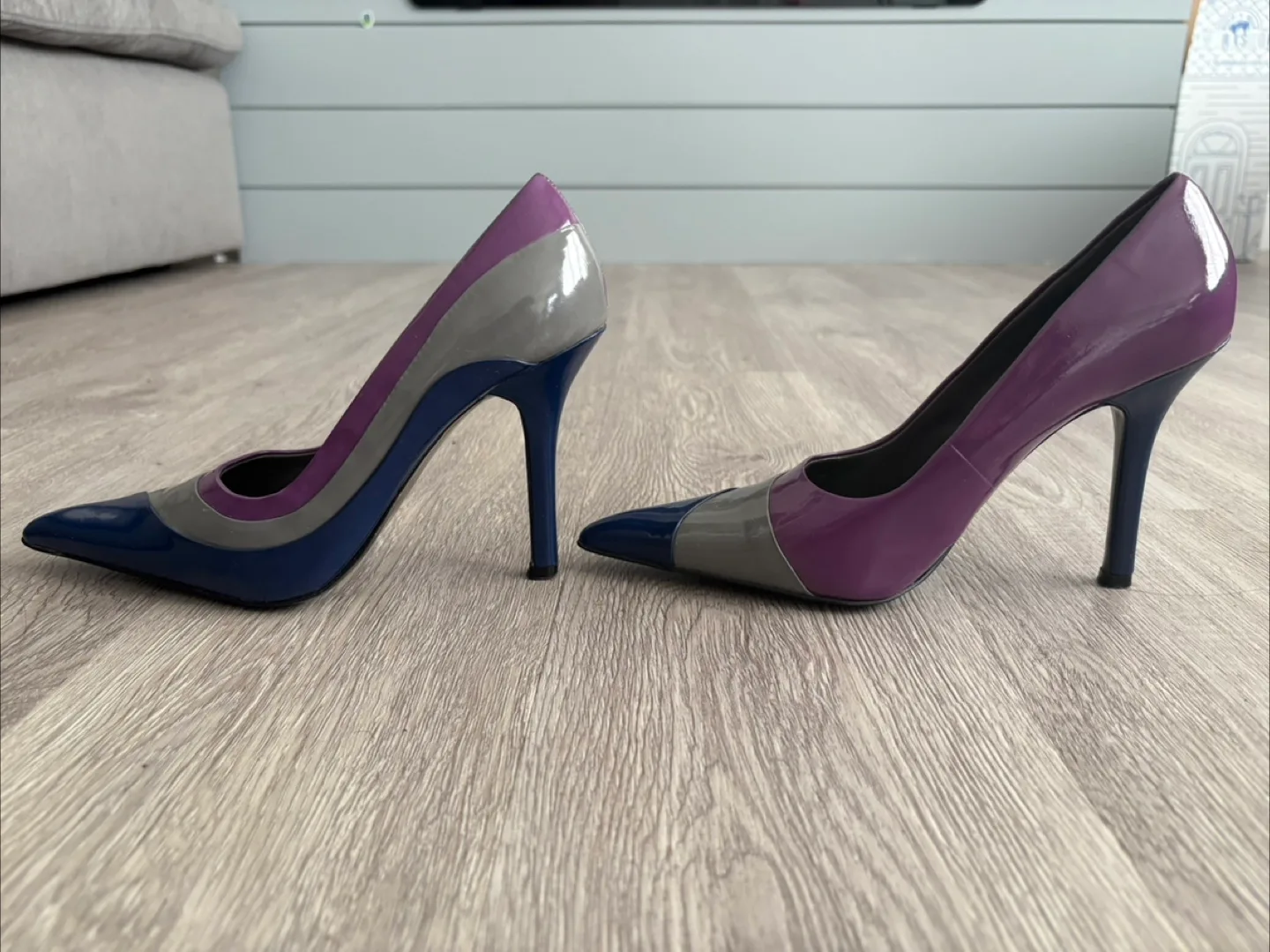 Aldo Heels - Purple, Grey, Blue image indicator(3)