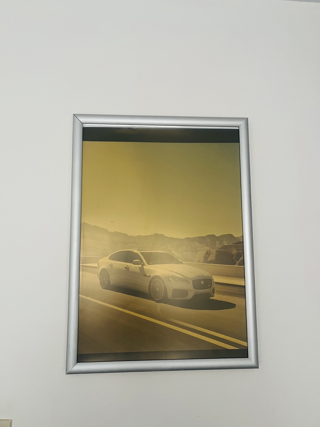 Framed poster