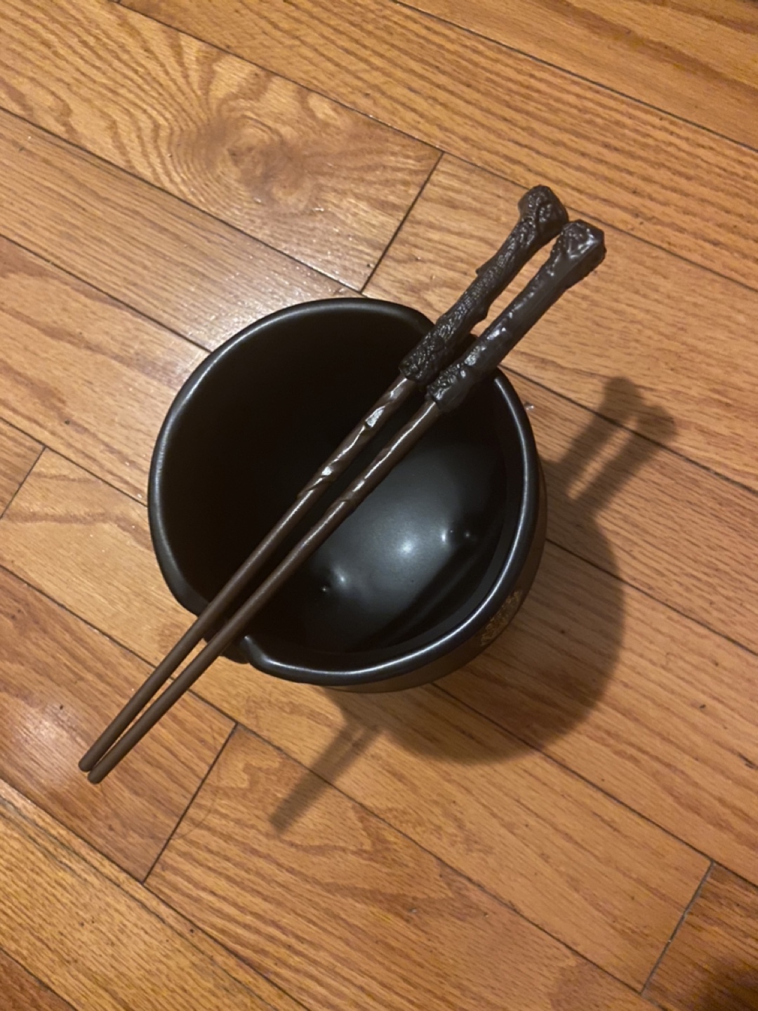 Harry Potter Cauldron Ramen Bowl with Chopsticks