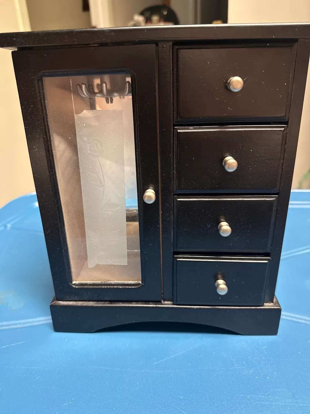 Black Jewelry Box Cabinet thumbnail