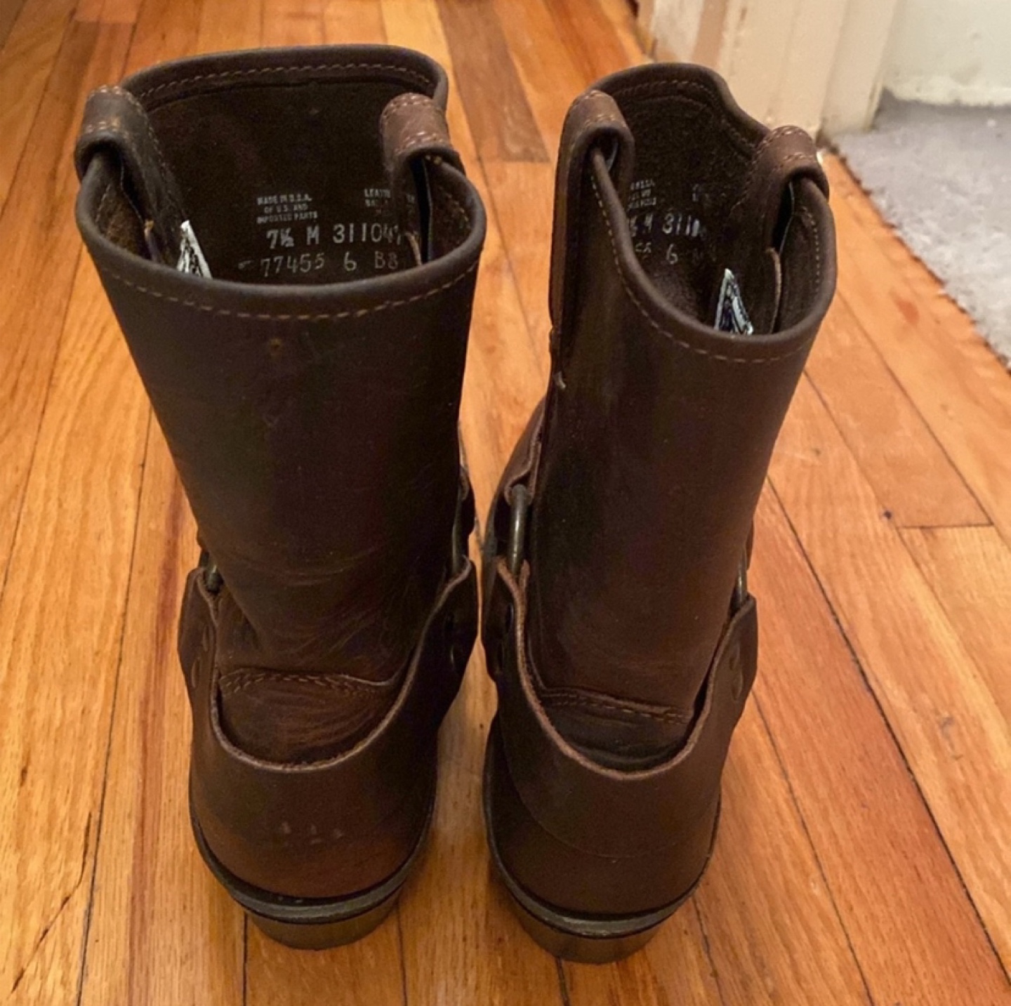 Frye Women's Brown Leather Harness Horseback Riding Boots - photo 4