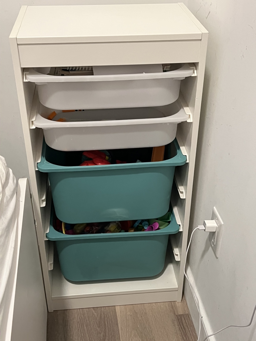 Ikea Storage with boxes